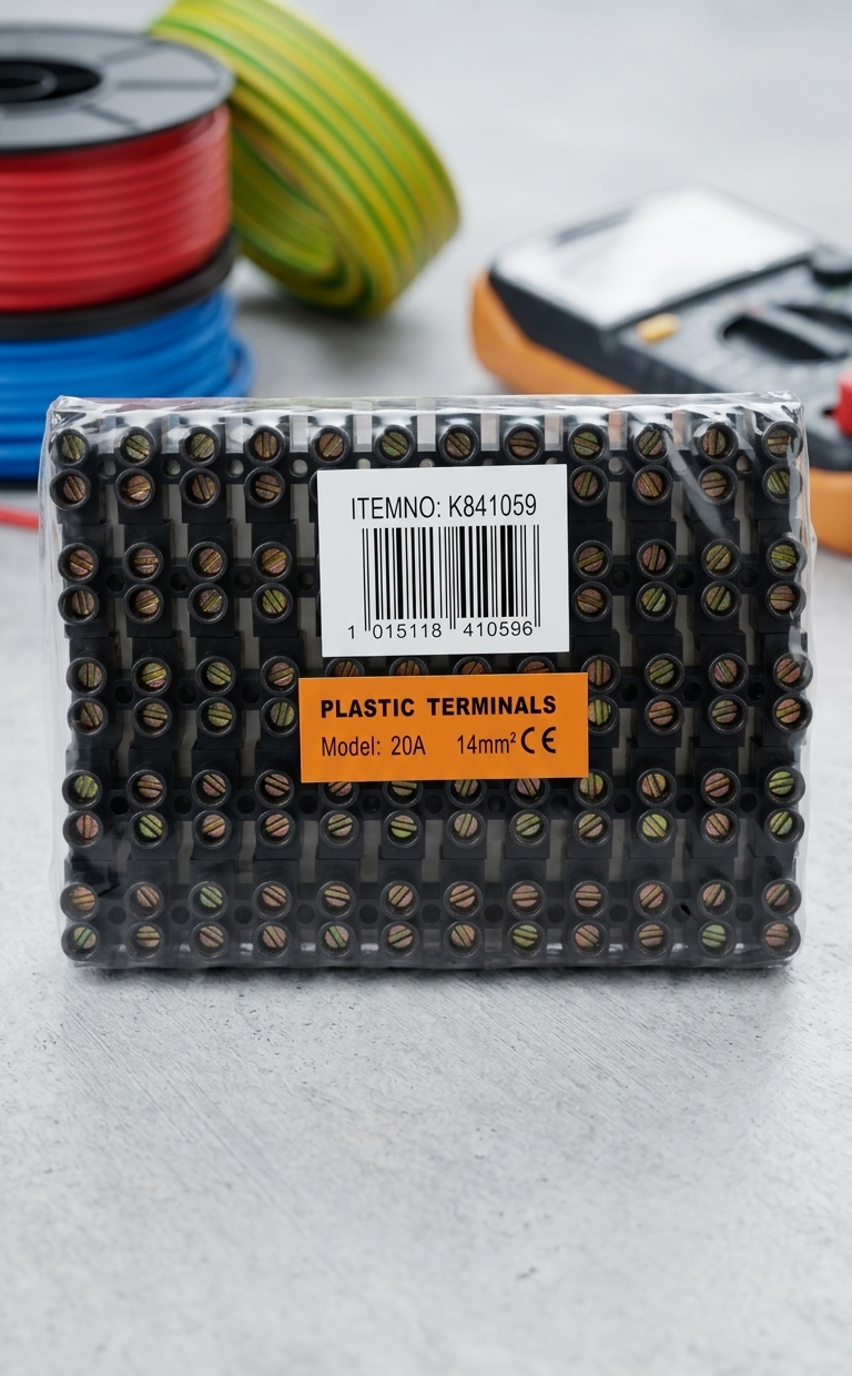Lot de 10 Barrettes de Connexion Électrique 20A (Dominos)